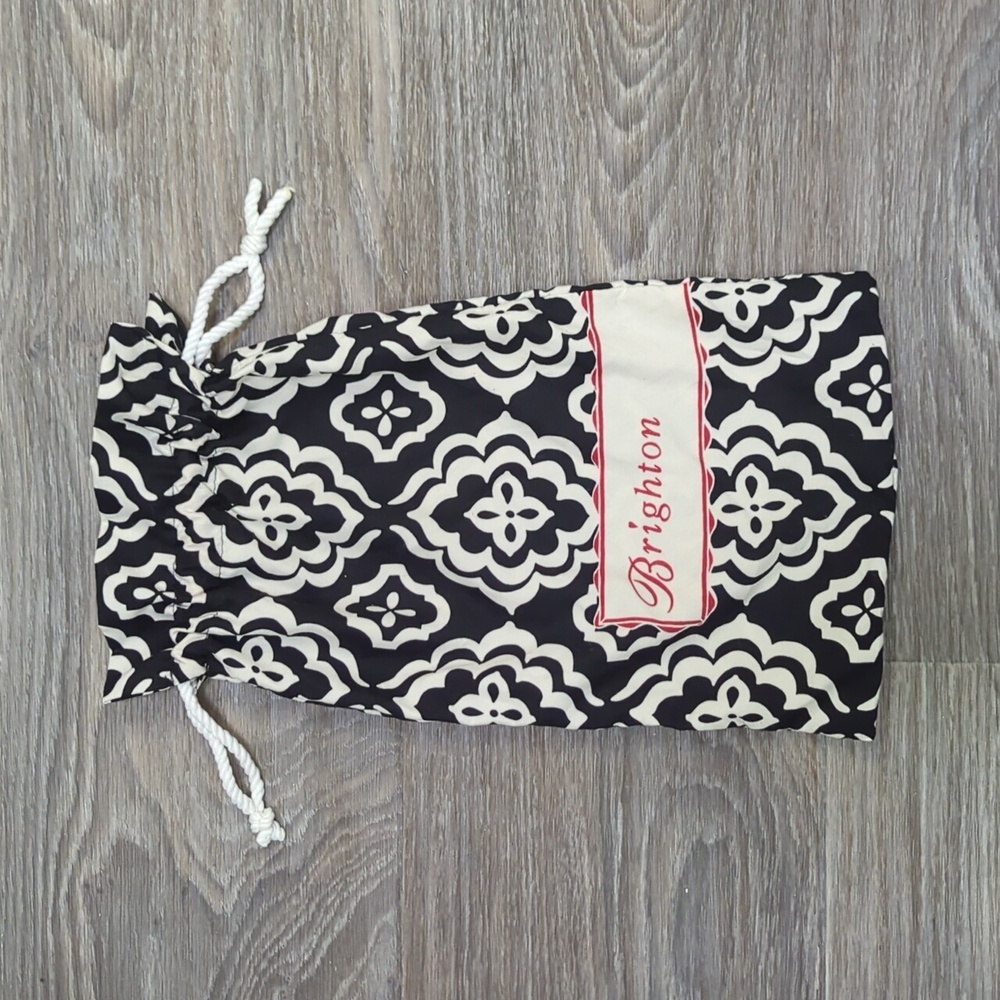 ❤️5/$25 Brighton Jewelry Draw String Bag Holder